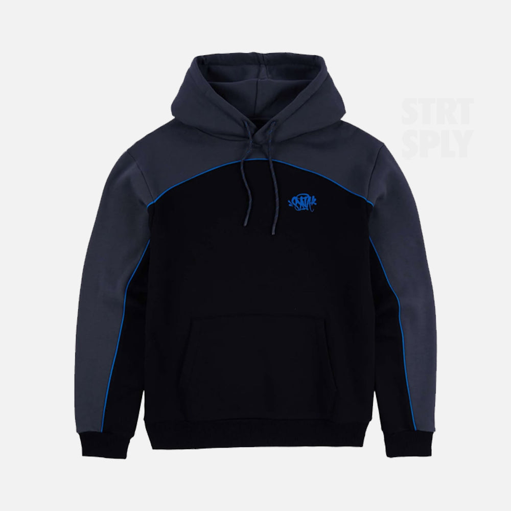 Syna World Team Hoodie - Black / Cobalt Blue