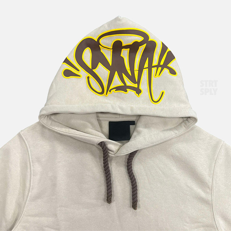 Syna World Logo Tracksuit - Beige / Brown