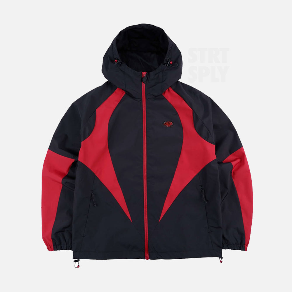 Syna World Vortex Woven Jacket - Black / Red