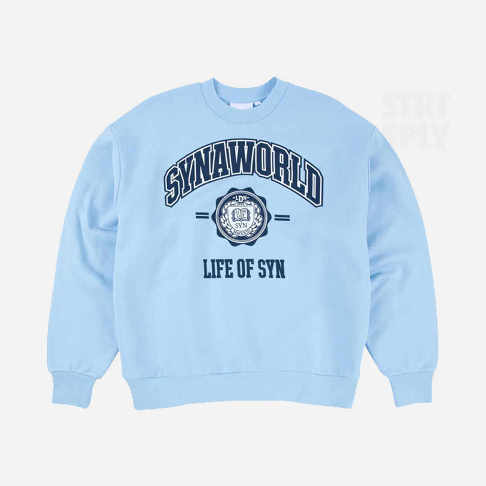 Syna World College Crew Sweater - Light Blue
