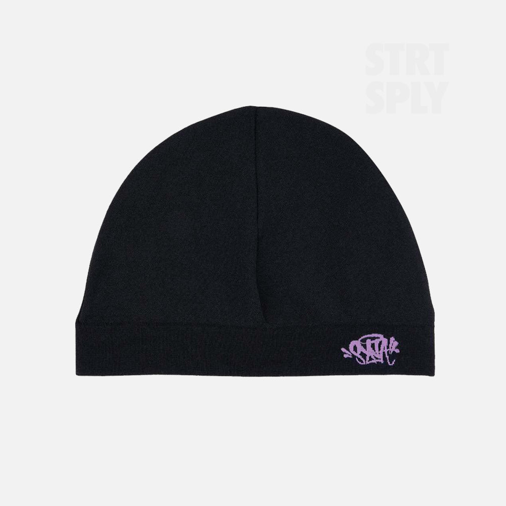Syna World Logo Skull Hat - Black / Lilac