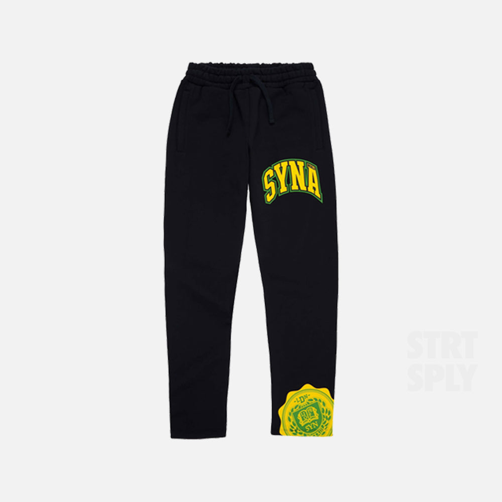 Syna World College Logo Tracksuit - Black / Yellow