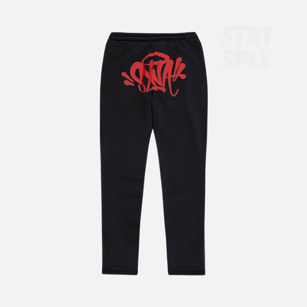 Syna World Logo Tracksuit - Black / Red