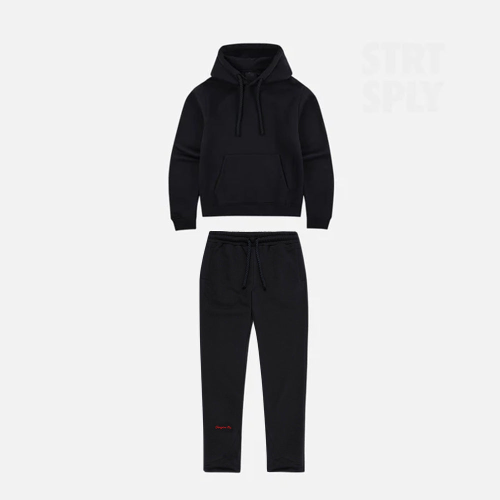 Syna World Logo Tracksuit - Black / Red