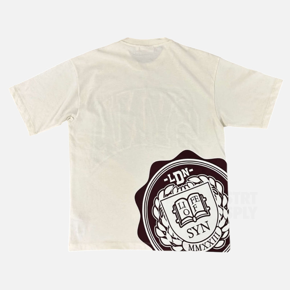 Syna World Crest T-Shirt - Off White