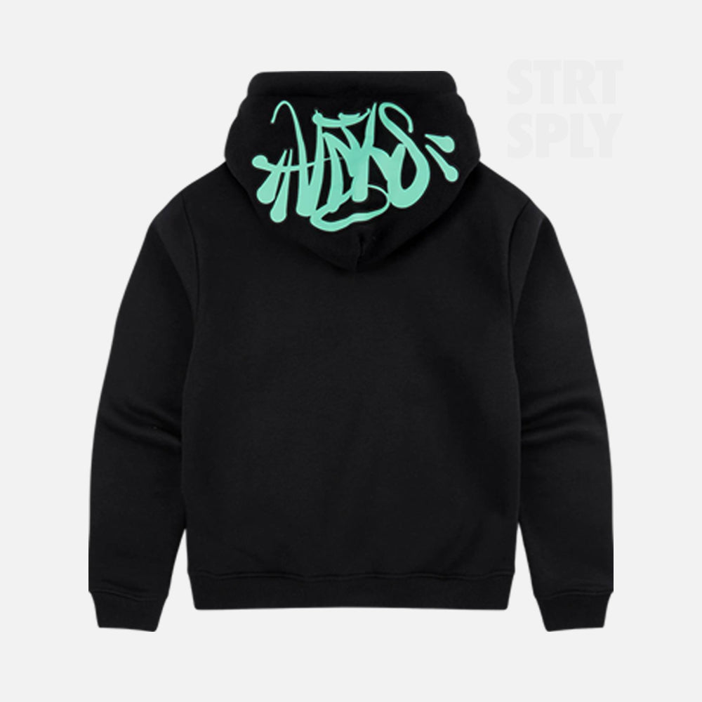 Syna World OG Rope Hoodie - Black / Teal