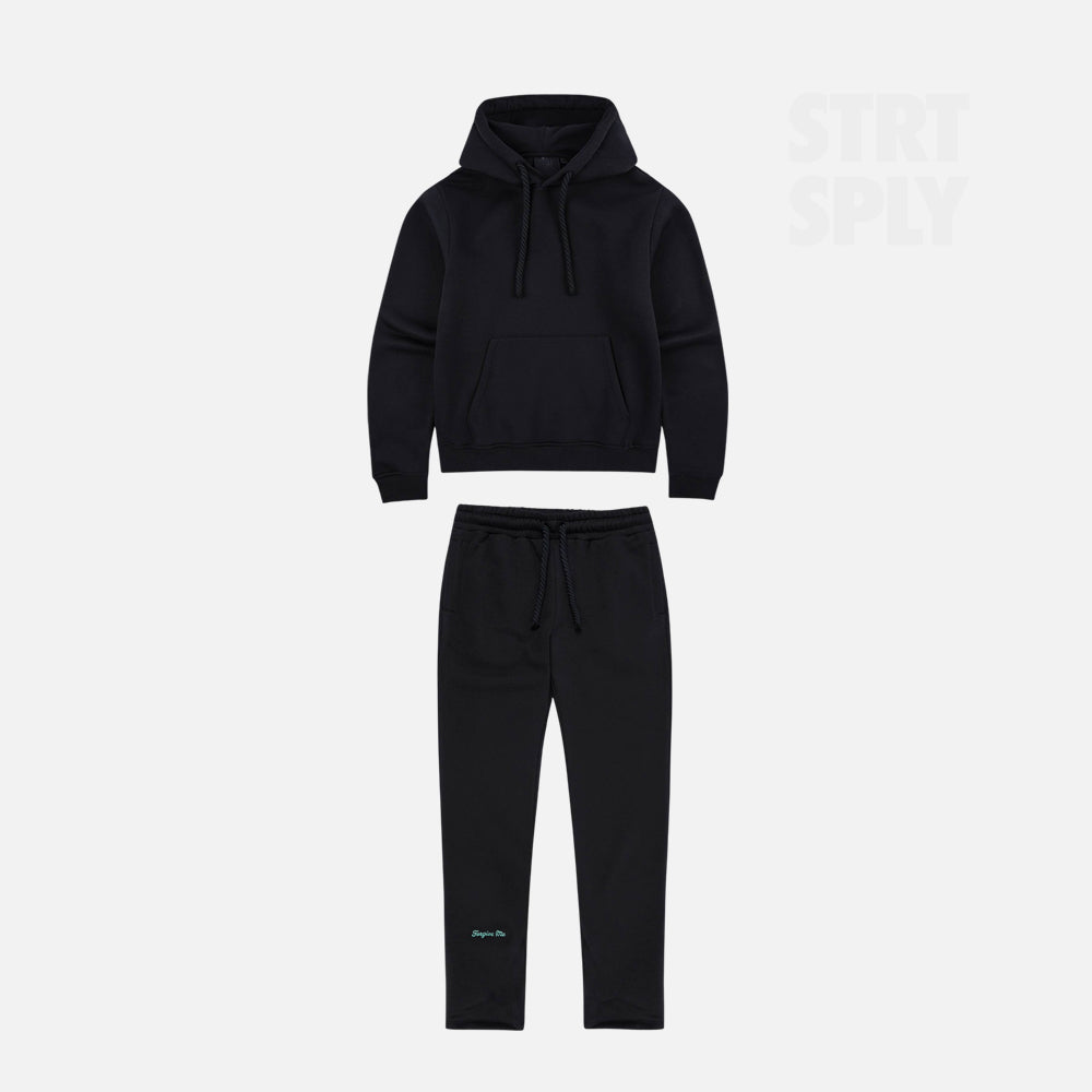 Syna World Logo Tracksuit - Black / Teal