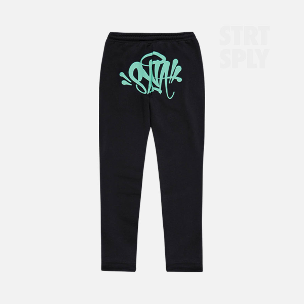 Syna World Logo Bottoms - Black / Teal
