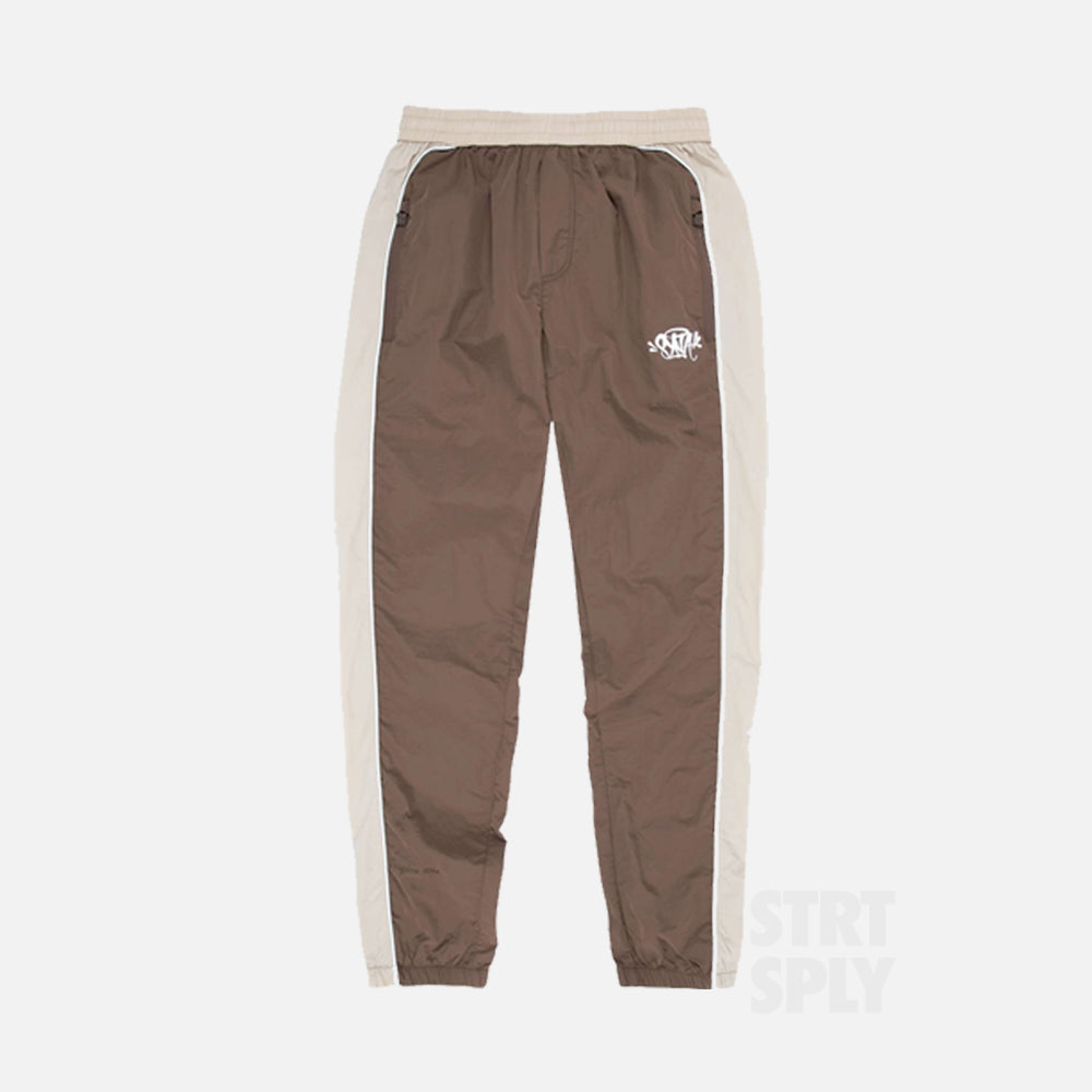 Syna World Logo Shell Tracksuit - Brown /Beige