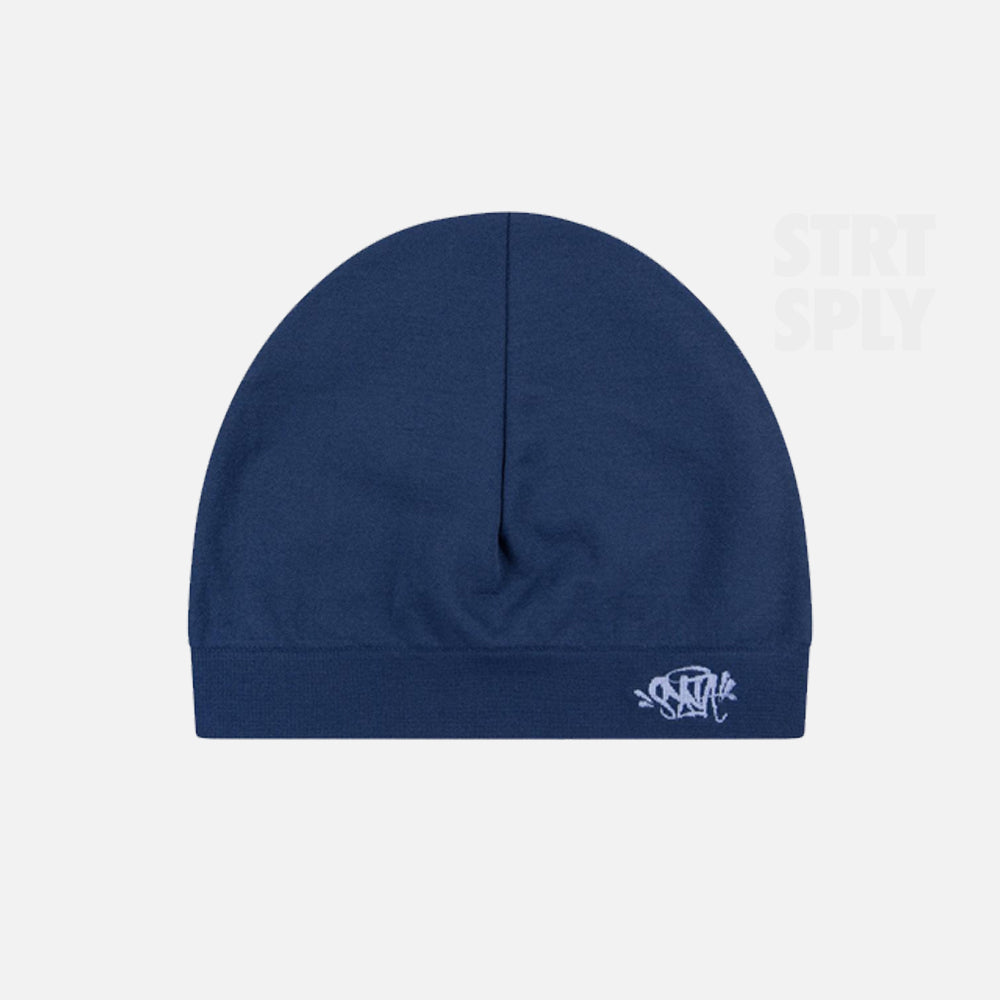 Syna World Logo Skull Hat - Navy / White