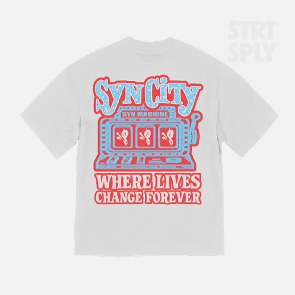 Syna World Slot Machine T-Shirt - White