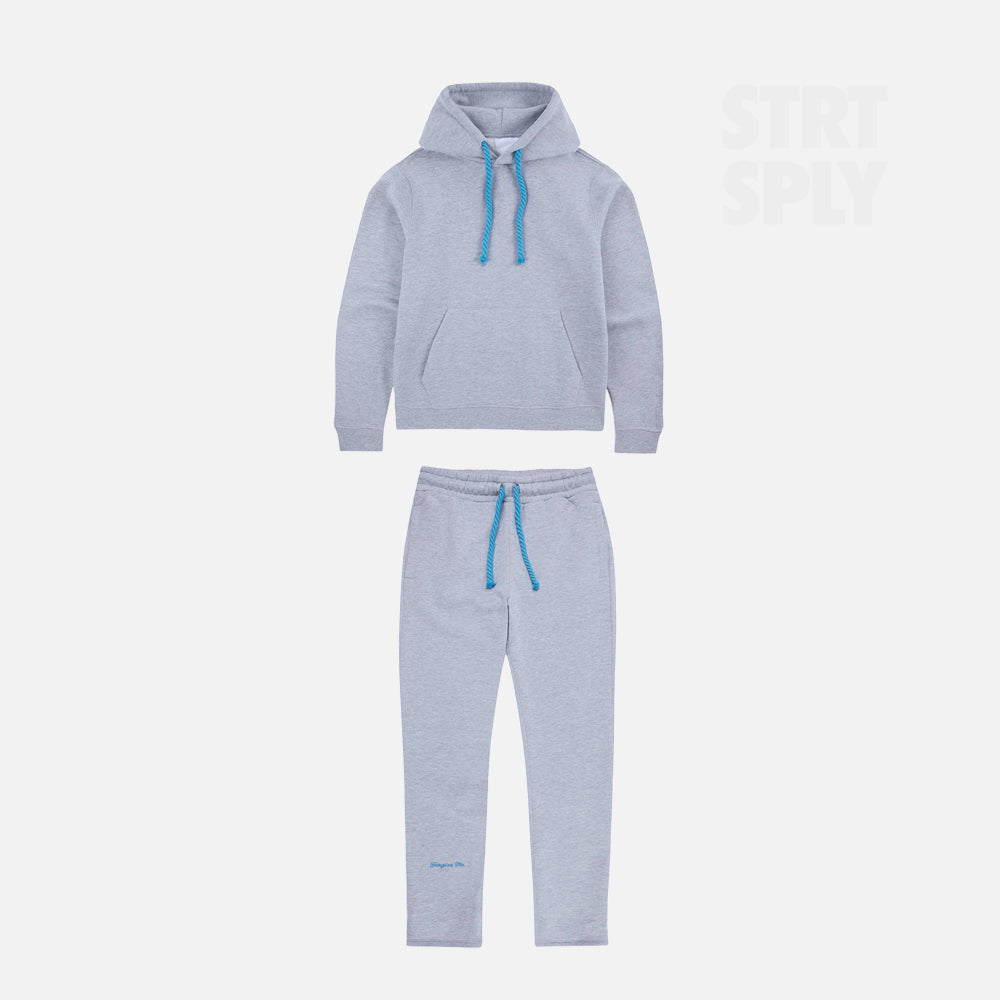 Syna World Logo Tracksuit - Grey / Blue