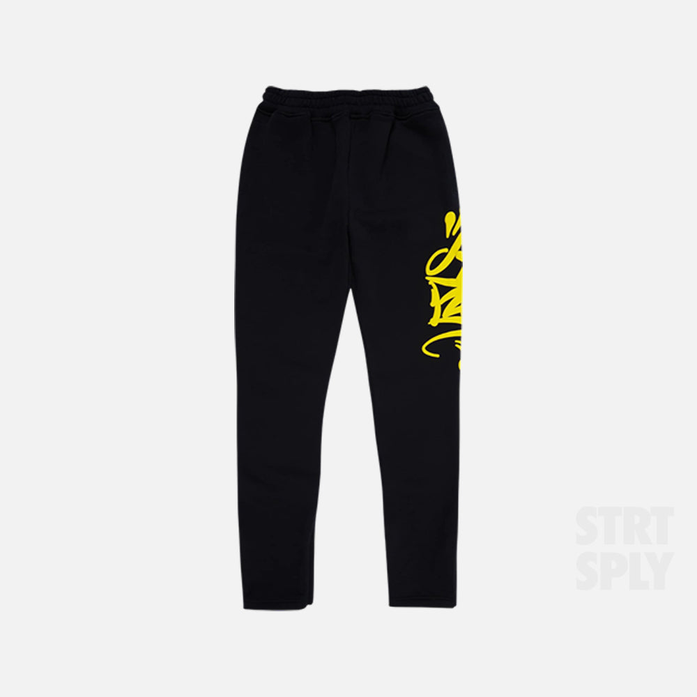Syna World Logo Team Tracksuit - Black / Safety Yellow