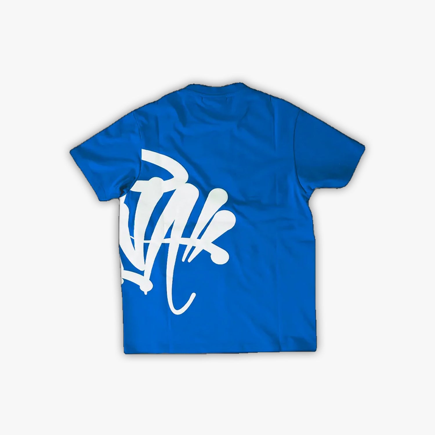 Syna World Team T-Shirt & Shorts Logo Set - Blue / White