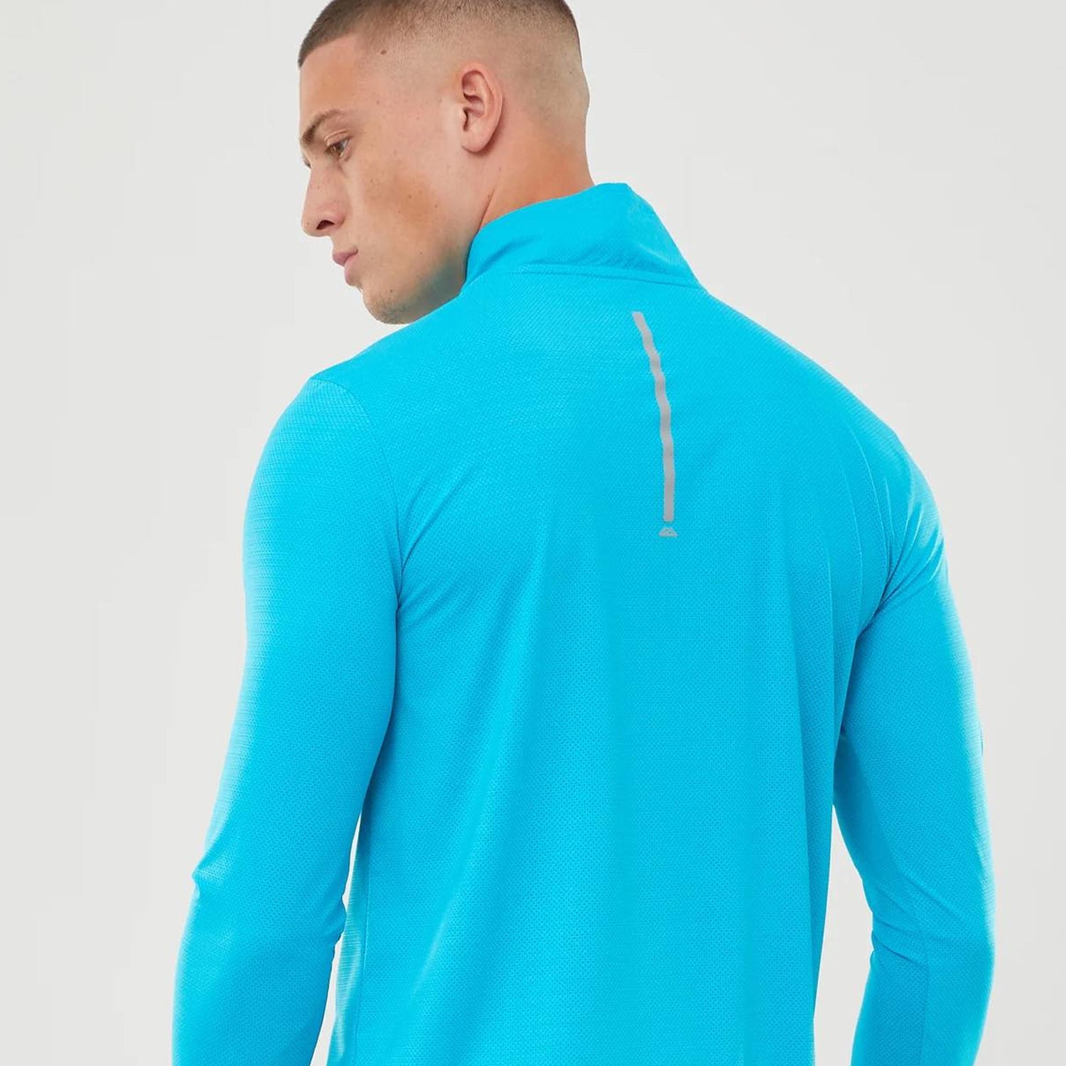 Trailberg Bolt Quarter Zip - Aqua