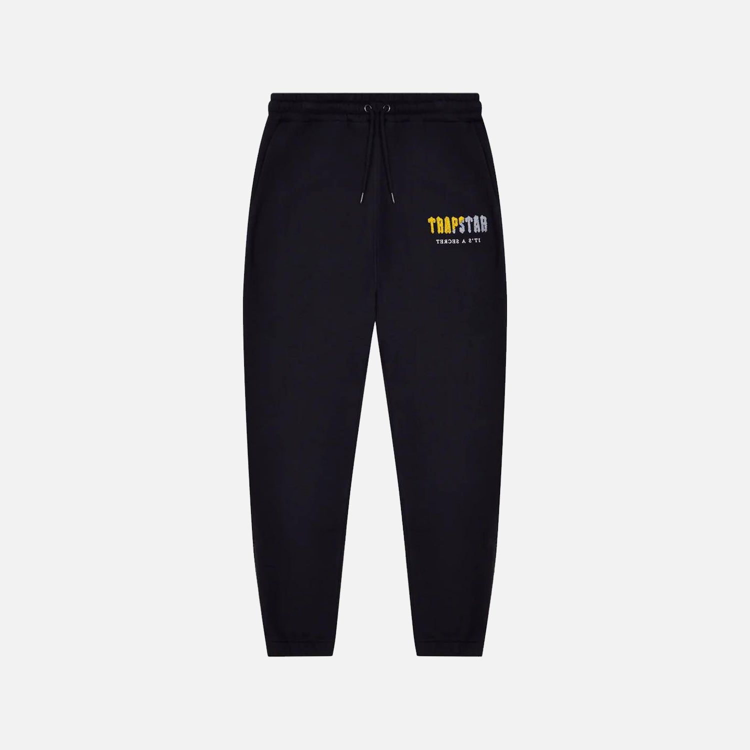 Trapstar Chenille Decoded Hooded Tracksuit - Black / Yellow