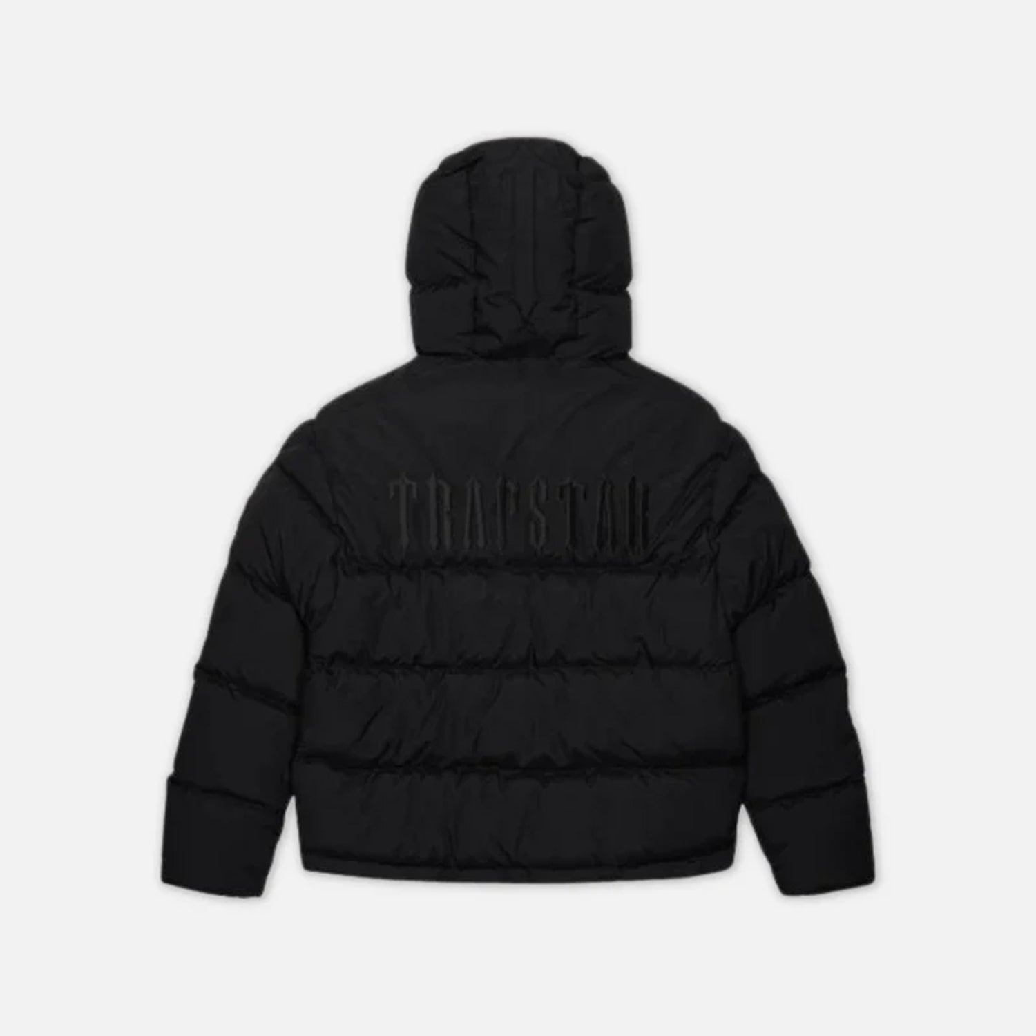 Trapstar Decoded Hooded Puffer 2.0 Jacket - Blackout