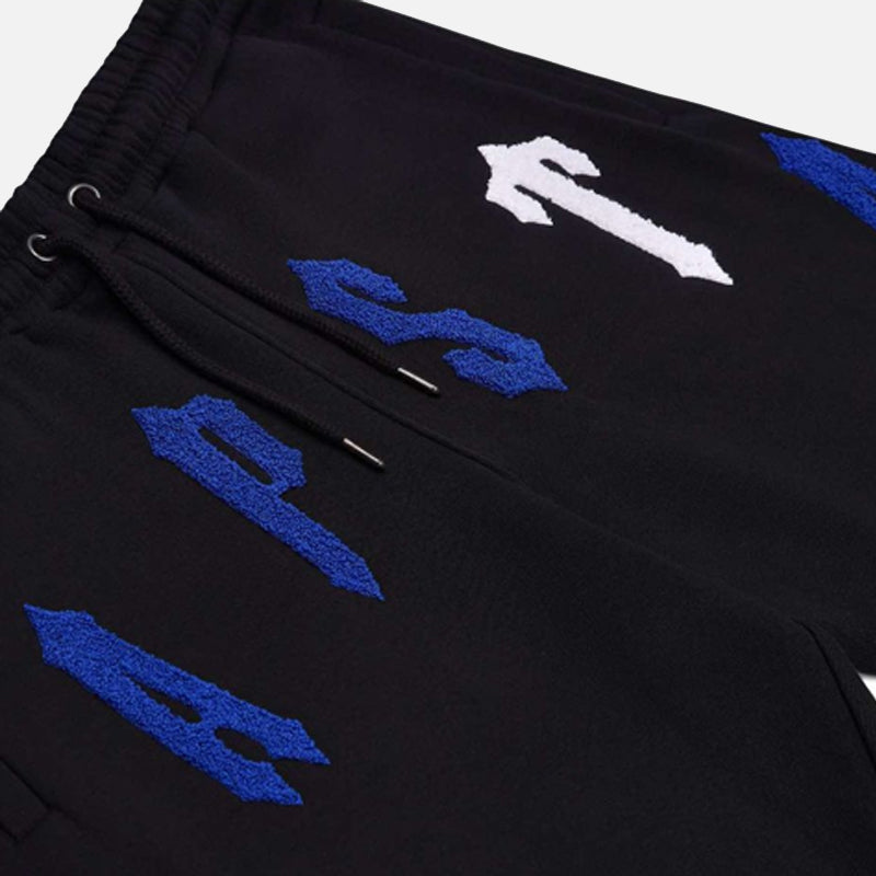 Trapstar Irongate Arch Chenille 2.0 Hooded Tracksuit - Black / Blue / White
