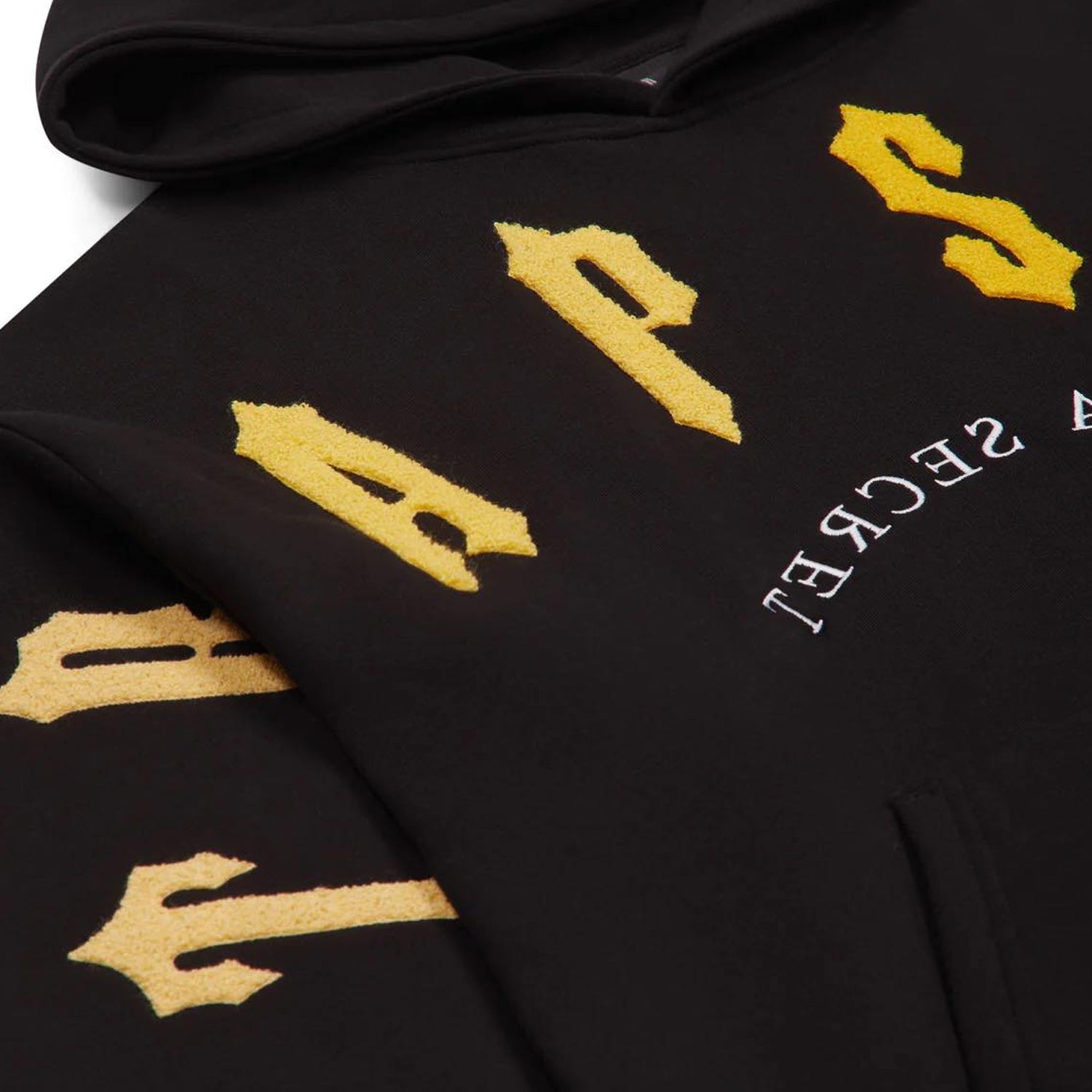 Trapstar Irongate Arch Chenille 2.0 Hooded Tracksuit - Black / Yellow