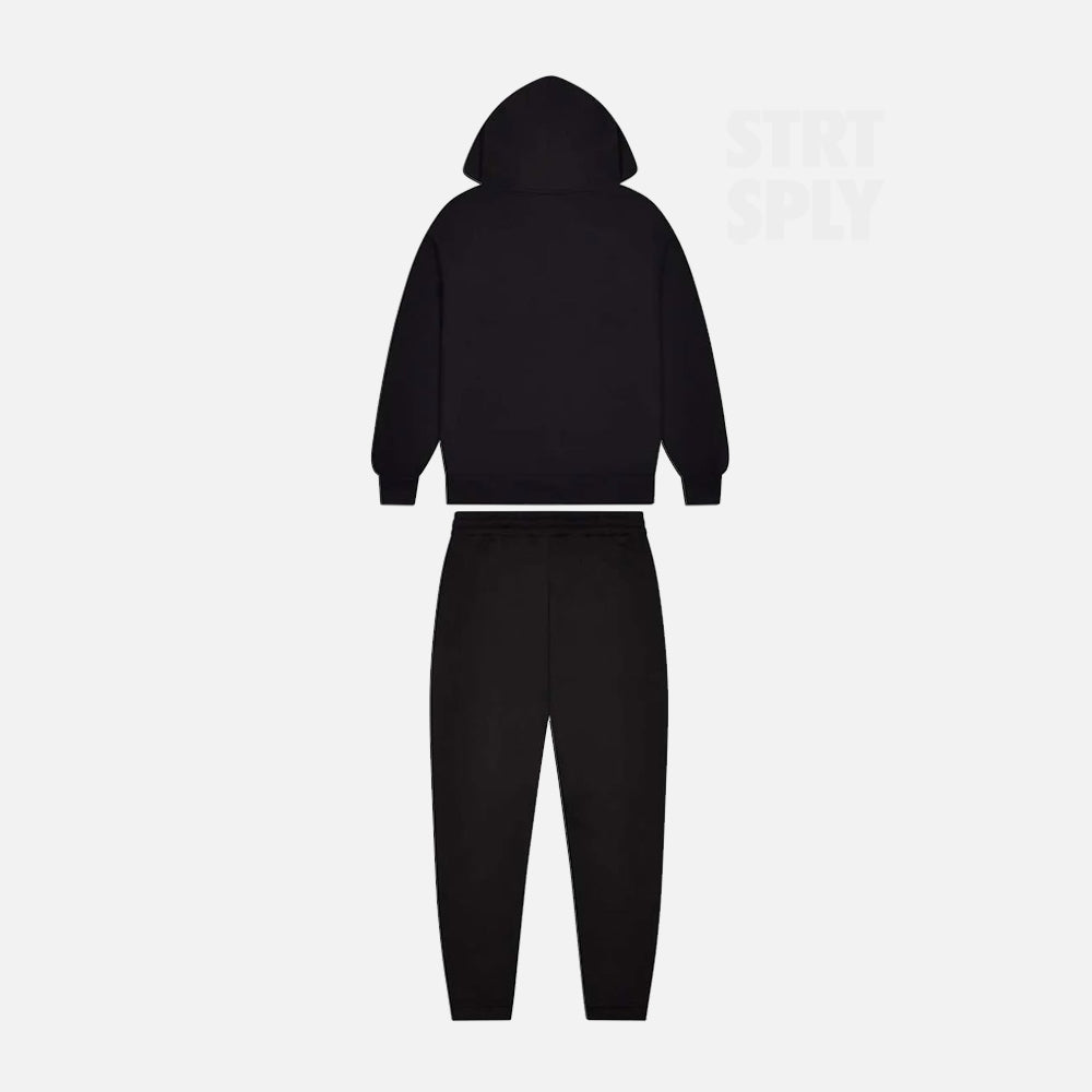Trapstar Irongate Arch Hooded Gel Tracksuit - Black / Yellow