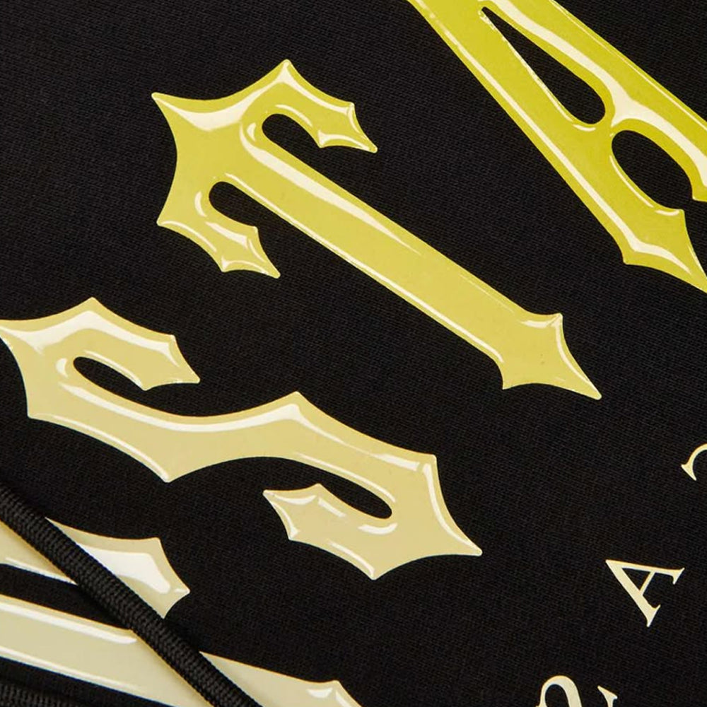 Trapstar Irongate Arch Hooded Gel Tracksuit - Black / Yellow
