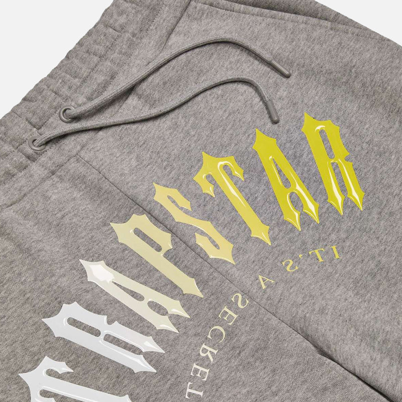 Trapstar Irongate Arch Hooded Gel Tracksuit - Grey / Yellow