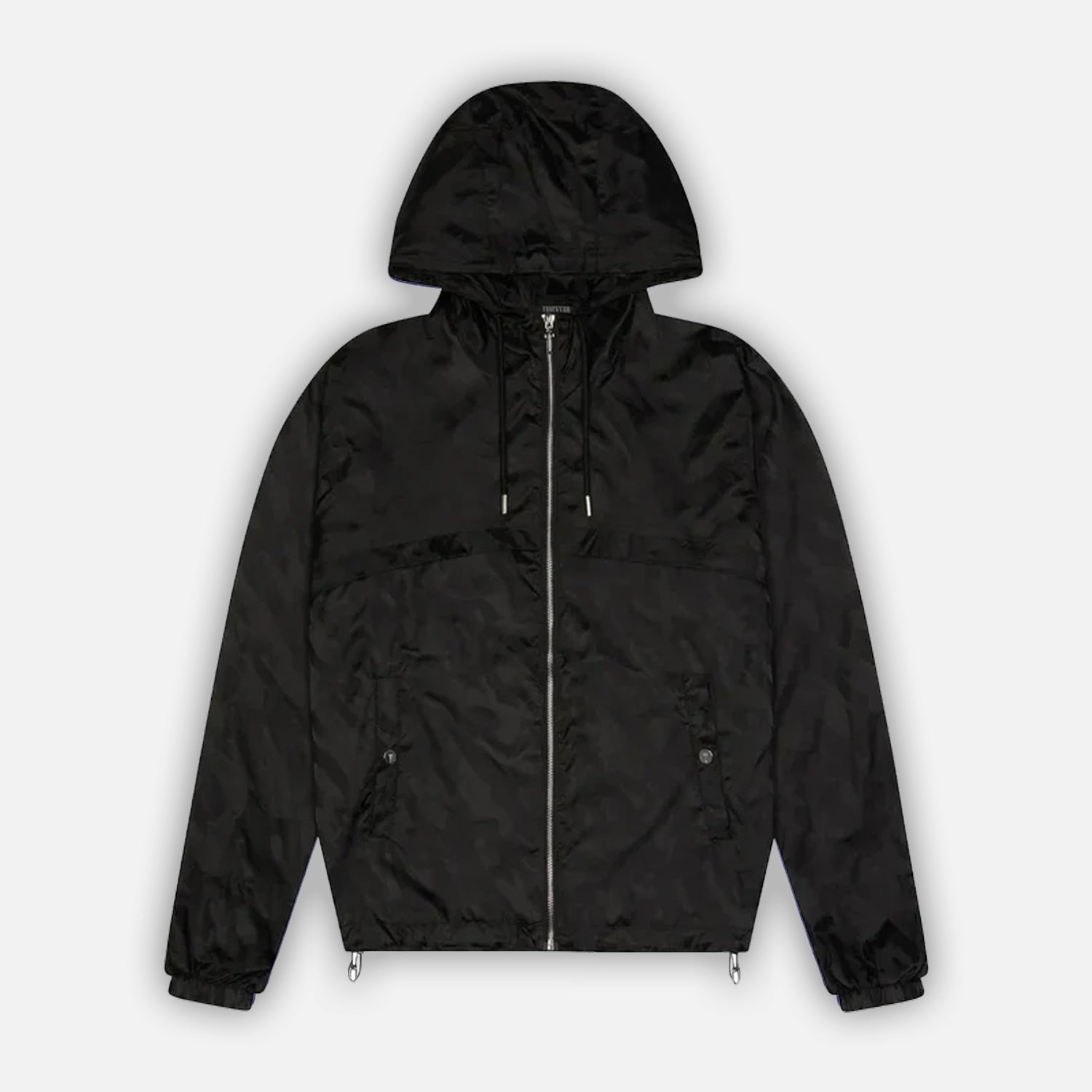 Trapstar Irongate T Jacquard Windbreaker - Black