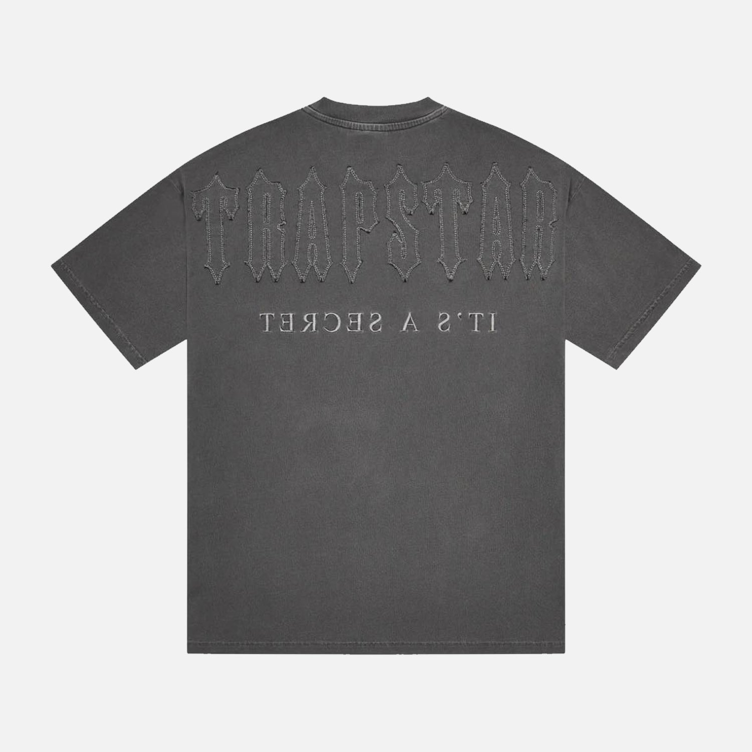 Trapstar Irongate Patchwork T-Shirt - Grey Enzyme Wash