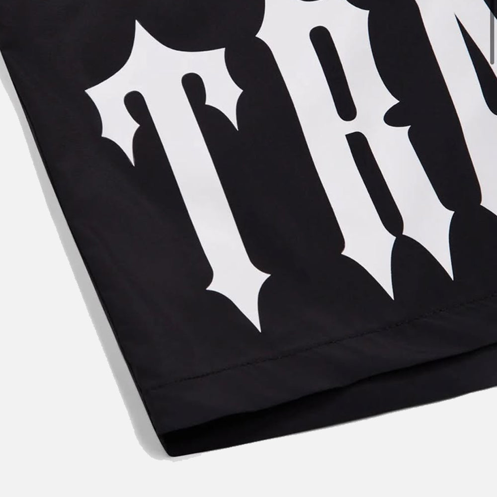 Trapstar Irongate Swim Shorts - Black / White