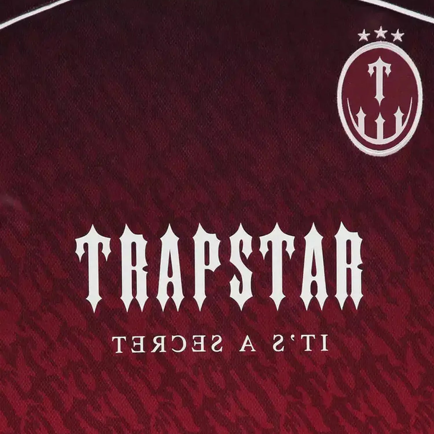 TRAPSTAR IRONGATE T FOOTBALL JERSEY RED GRADIENT KICKKONNECT