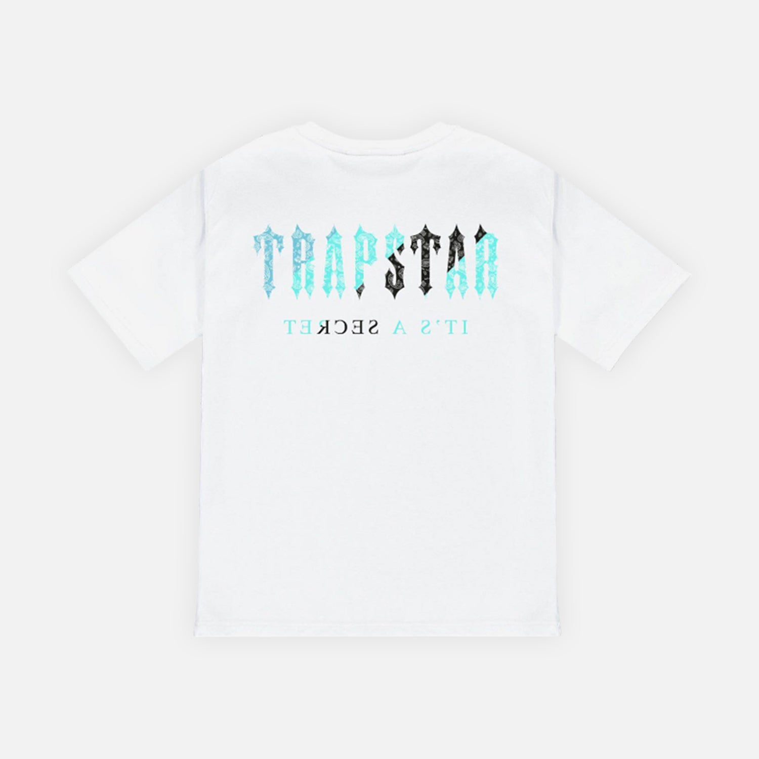 Trapstar Decoded Paisley T-Shirt - White / Teal