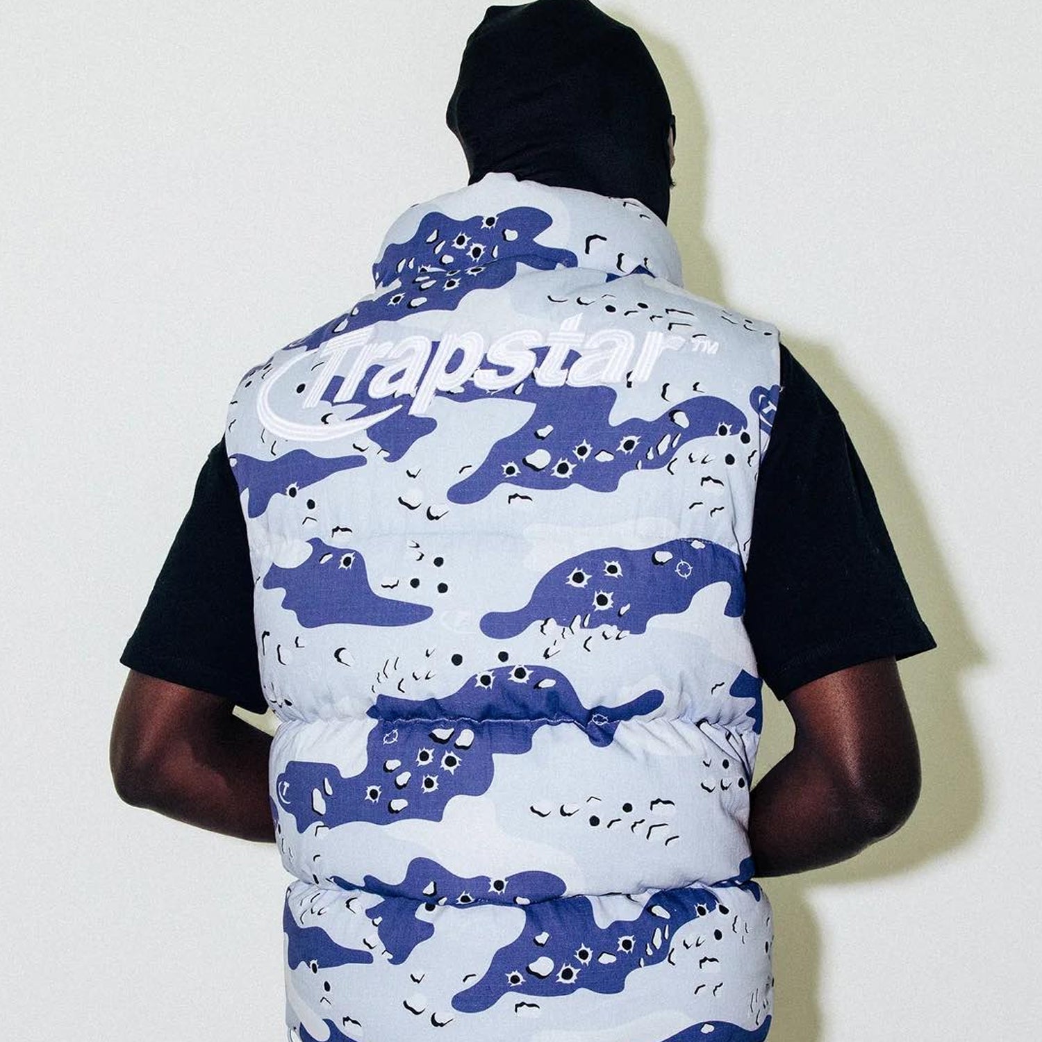 Trapstar Hyperdrive Gilet - Blue Desert Camo
