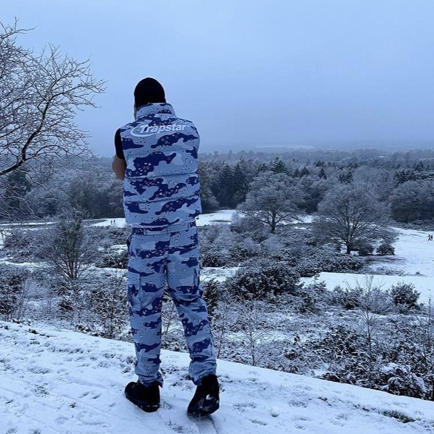 Trapstar Hyperdrive Gilet - Blue Desert Camo