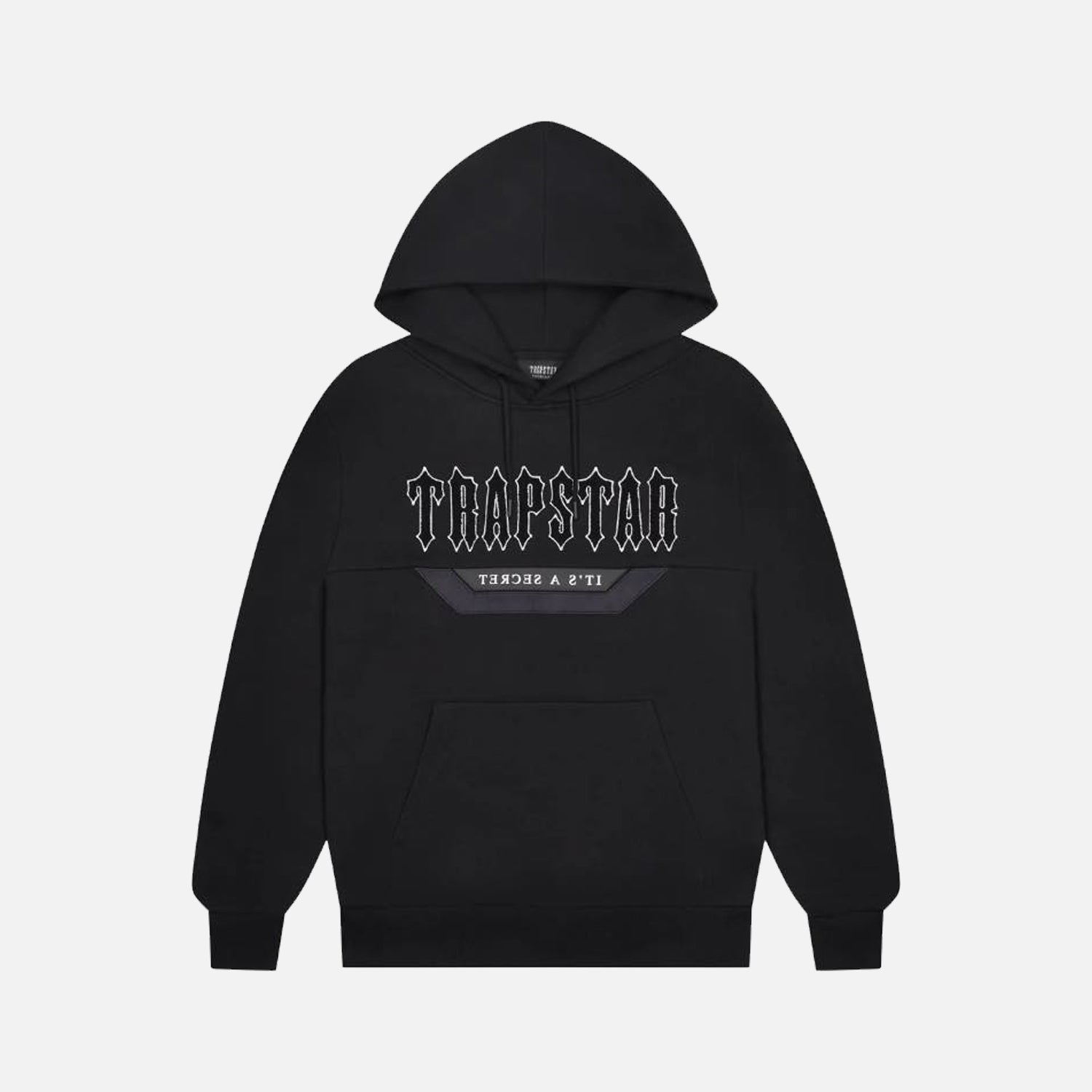 Trapstar Chenille Decoded Hooded Panel Tracksuit - Black