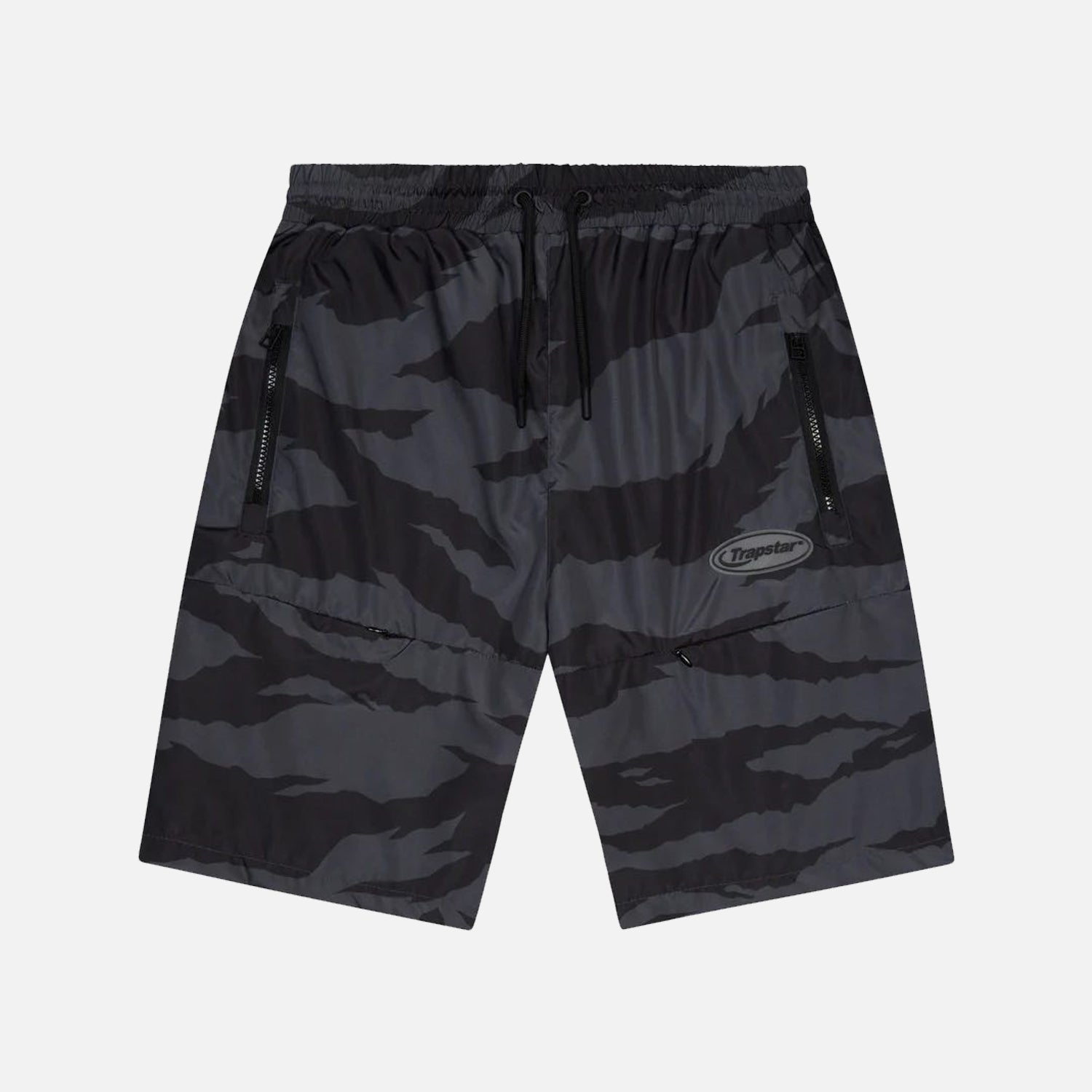 Trapstar Hyperdrive Track Shorts - Grey Camo