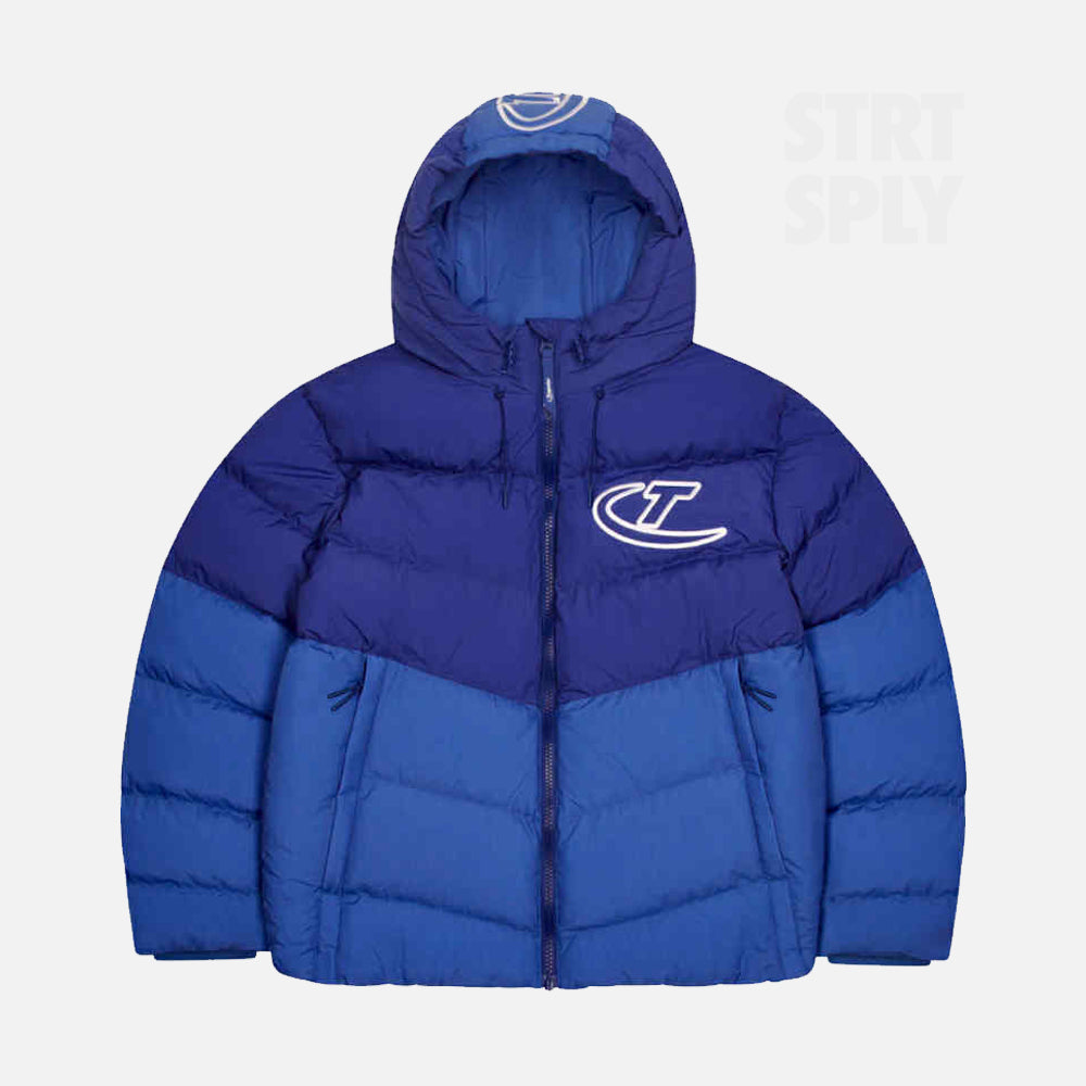 Trapstar Hyperdrive Hooded Puffer - Blue