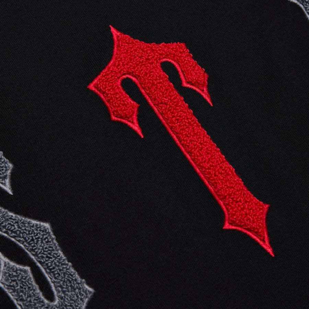 Trapstar Arch Chenille Decoded 2.0 Shorts - Black / Red