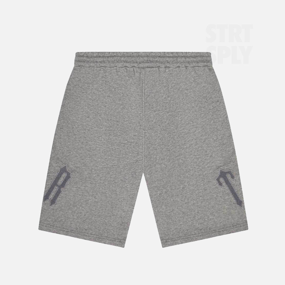 Trapstar Arch Chenille Decoded 2.0 Shorts - Grey / Blue
