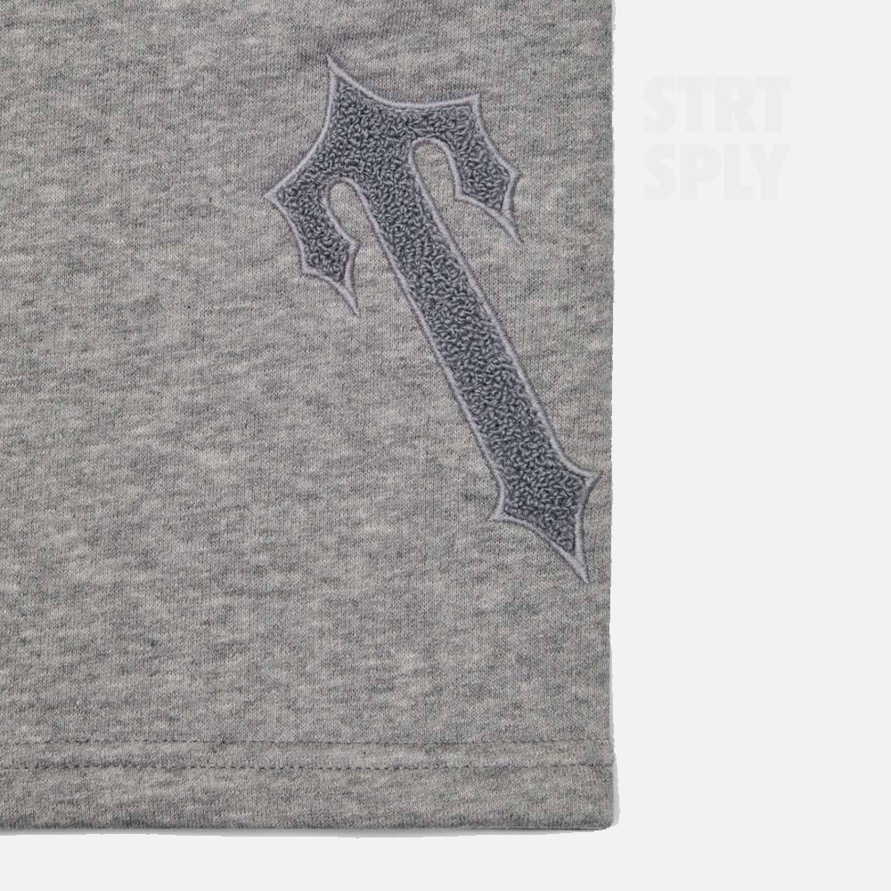 Trapstar Arch Chenille Decoded 2.0 Shorts - Grey / Blue