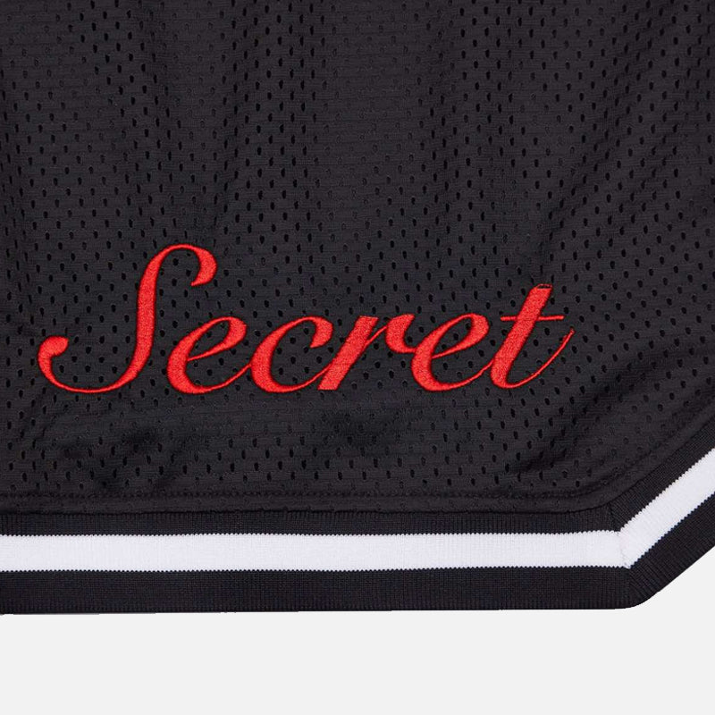 Trapstar It's A Secret Irongate Arch Basketball Shorts - Black / Red