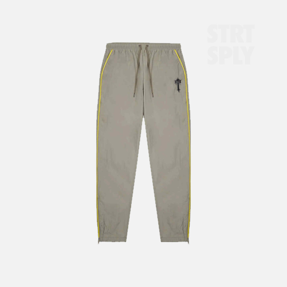 Trapstar Irongate T Panelled Shellsuit - Khaki / Yellow