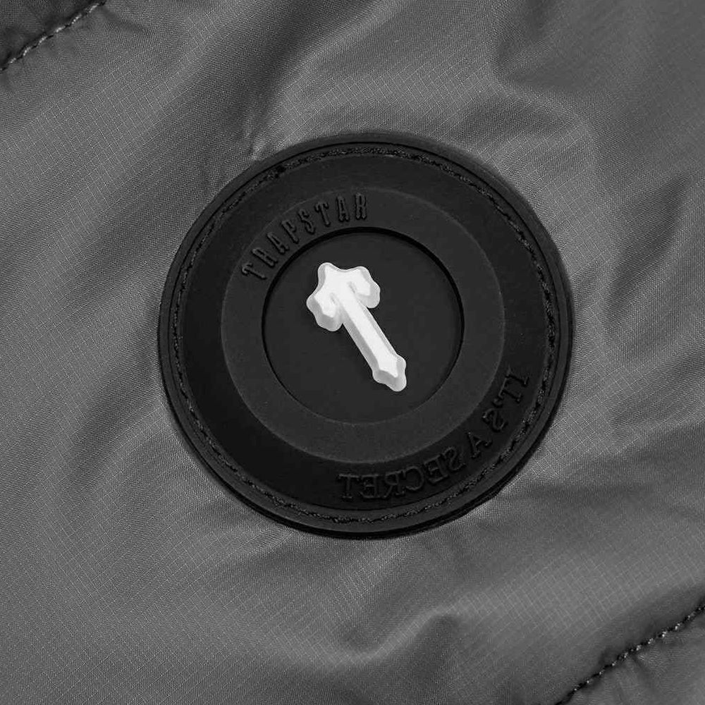 Trapstar It’s A Secret Hooded Puffer Jacket - Grey