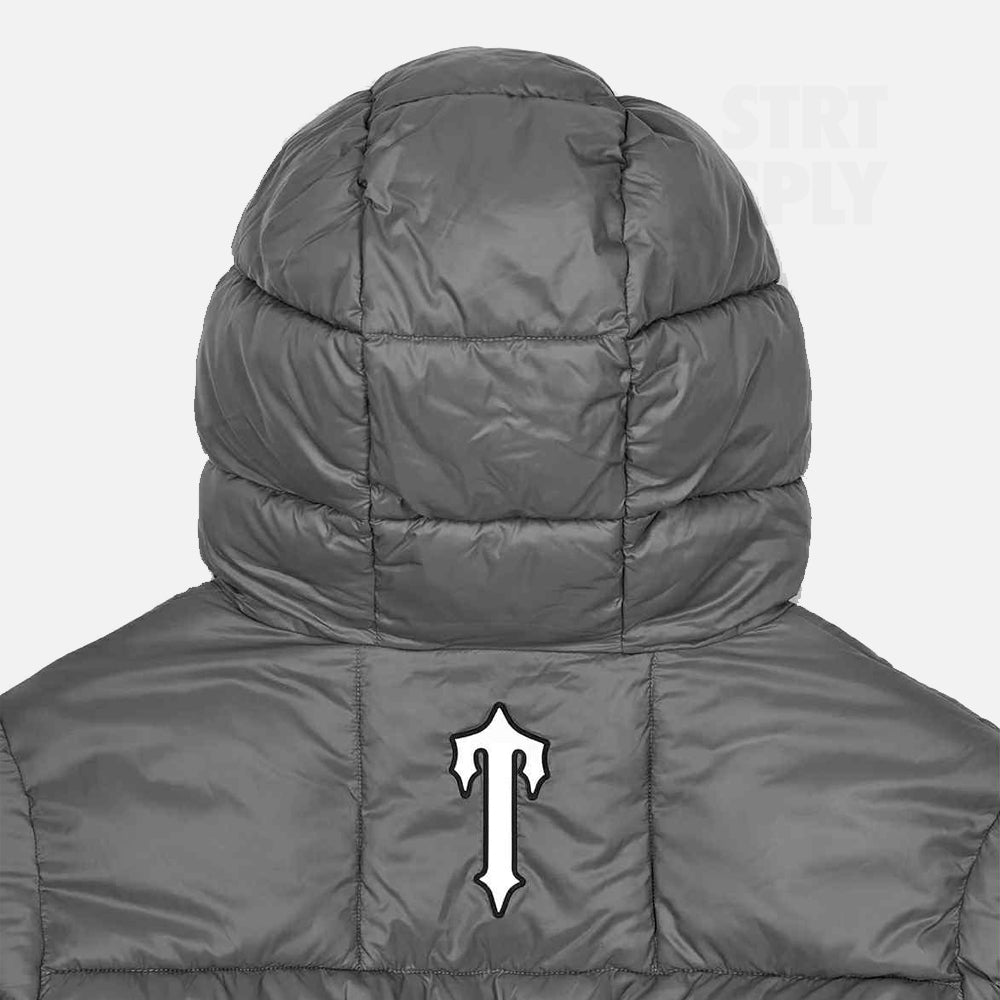 Trapstar It’s A Secret Hooded Puffer Jacket - Grey