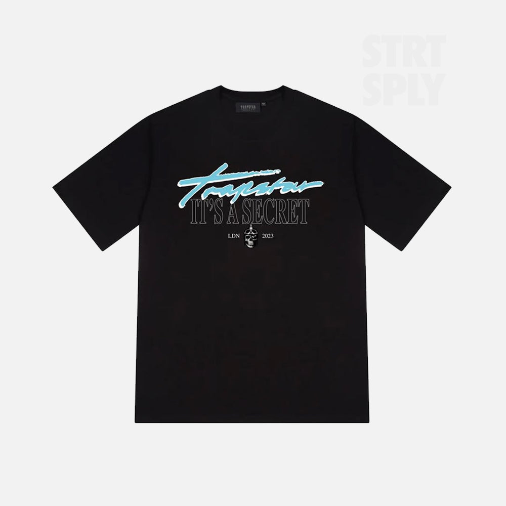Trapstar It's A Secret SS T-Shirt - Black / Teal
