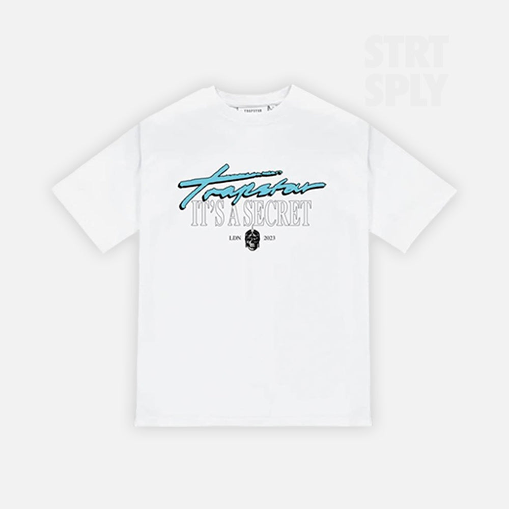 Trapstar It's A Secret SS T-Shirt - White / Teal