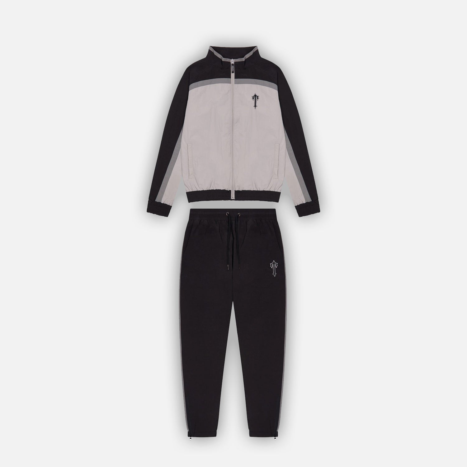 Trapstar Irongate T Shellsuit - Black / Grey