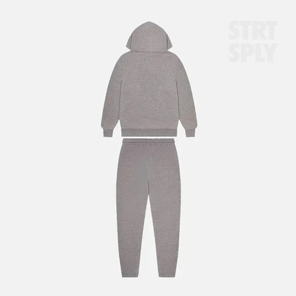 Trapstar Shooters Hooded Tracksuit - Grey / Orange