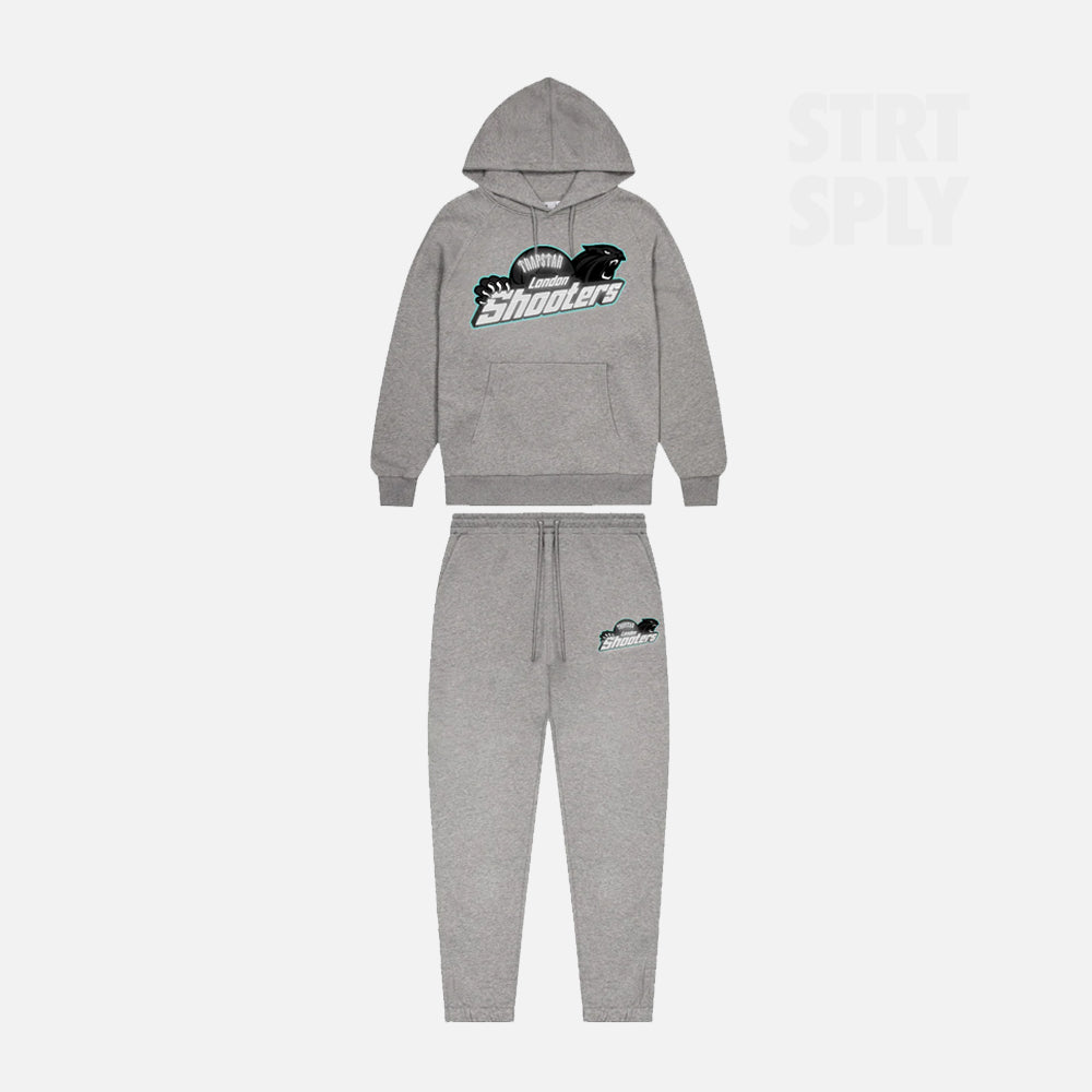 Trapstar Shooters Hooded Tracksuit - Grey / Reflective