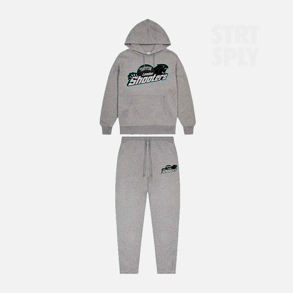 Trapstar Shooters Hooded Tracksuit - Grey / Reflective