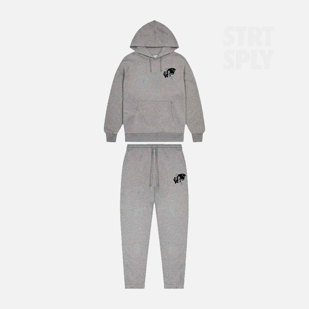Trapstar TSL Shooters Hooded Tracksuit - Grey / Reflective